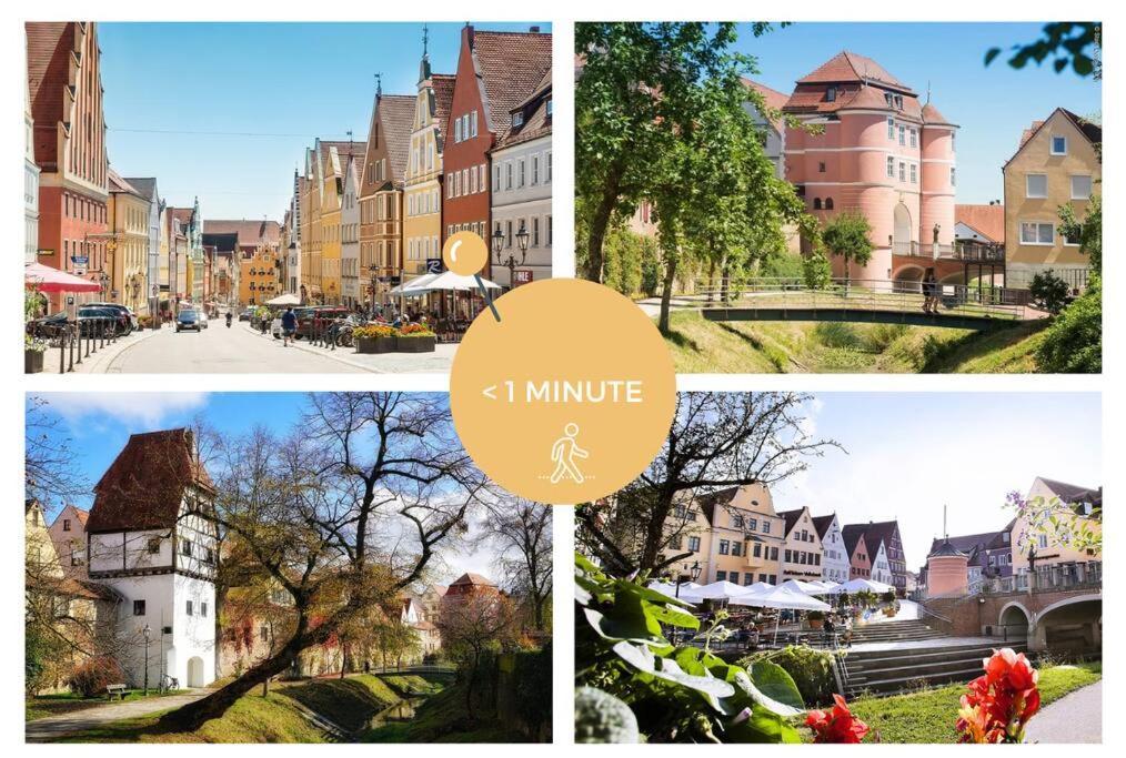 Stylisches Apartment Mit Terrasse In Der Altstadt Von Donauwörth Buitenkant foto